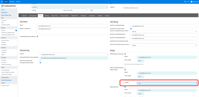 Configure Xero 2